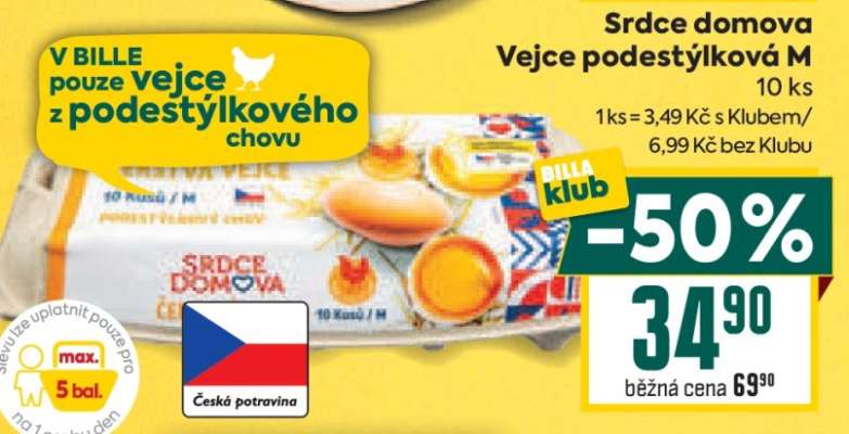 Srdce domova Vejce podestýlková M