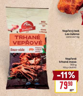 Vepřové trhané maso