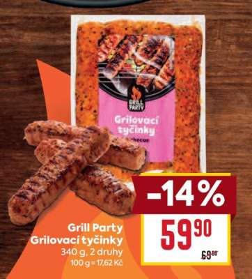 Grill Party Grilovací tyčinky