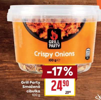 Grill Party Smažená cibulka
