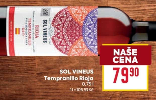 SOL VINEUS Tempranillo Rioja