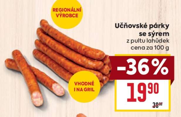 Učňovské párky se sýrem