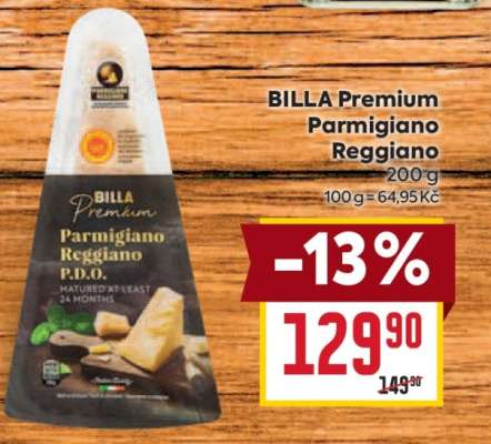 BILLA Premium Parmigiano Reggiano