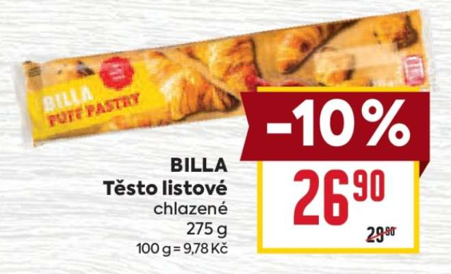 BILLA Těsto listové