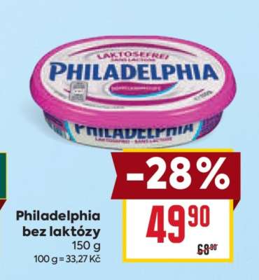 Philadelphia bez laktózy