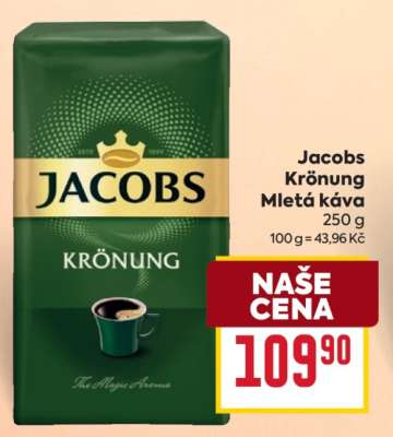JACOBS KRÖNUNG Mletá káva