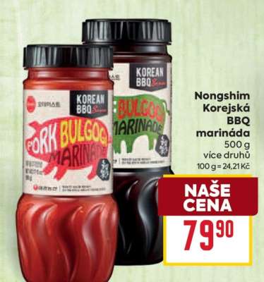 Nongshim Korejská BBQ marináda