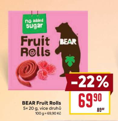 Bear Fruit Rolls