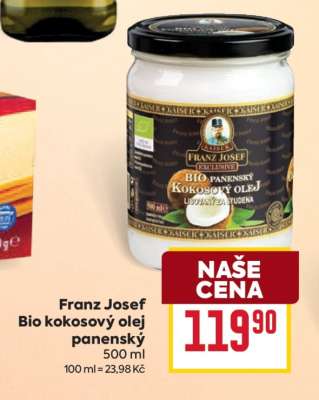 Franz Josef Bio kokosový olej panenský