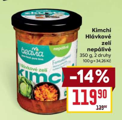 Kimchi Hlávkové zelí nepálivé