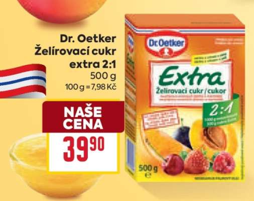 Dr. Oetker Želírovací cukr extra 2 : 1