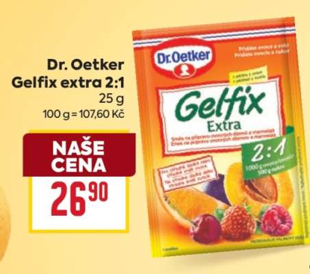 Dr. Oetker Gelfix extra 2 : 1