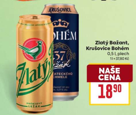 Zlatý Bažant, Krušovice Bohém