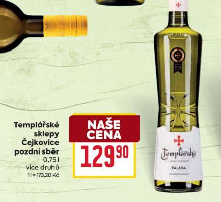 Templářské sklepy Čejkovice pozdní sběr