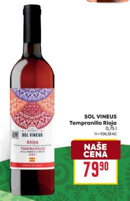 SOL VINEUS Tempranillo Rioja