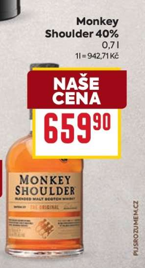 MONKEY SHOULDER 40 %