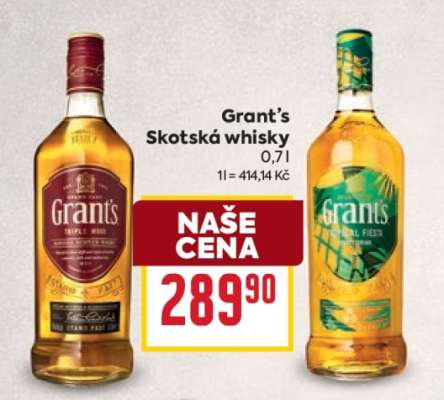 Grant’s Skotská whisky