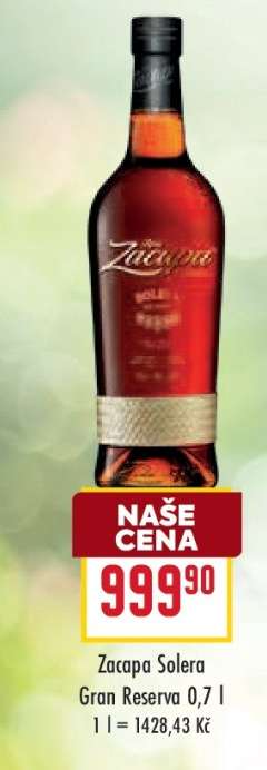 Zacapa Solera Gran Reserva 0,7 l