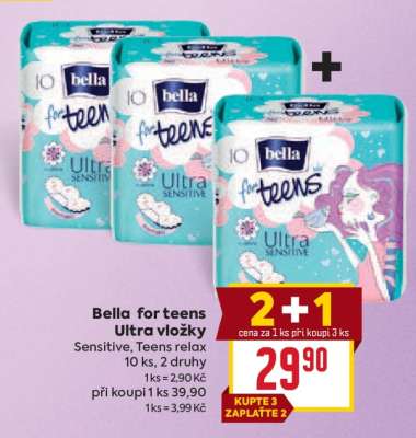 Bella for teens Ultra vložky