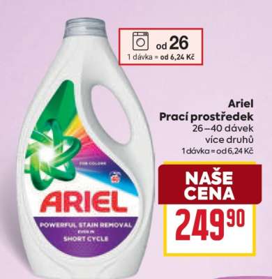 Ariel prací prostředek