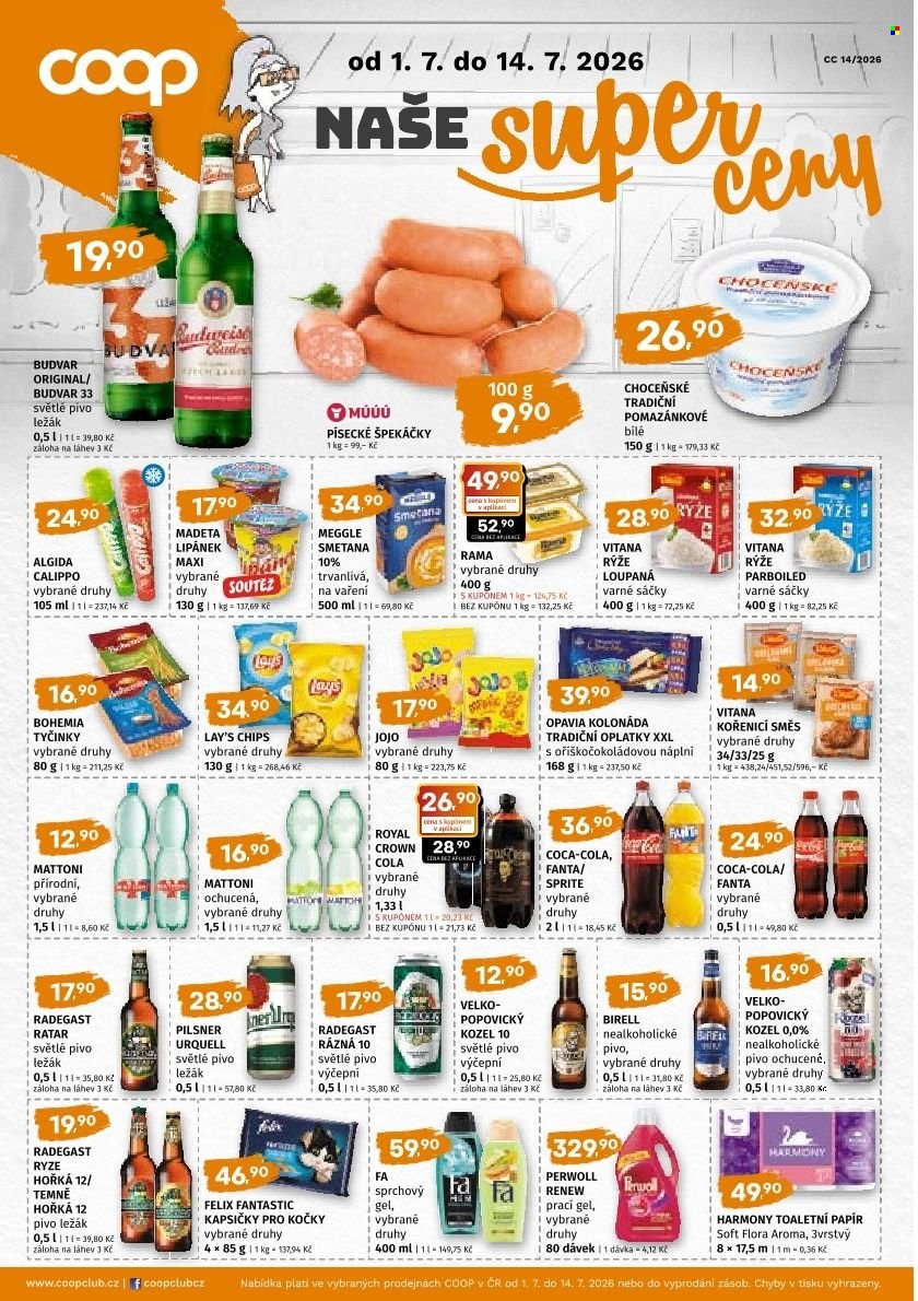 Leták coop JEDNOTA - 1. 7. 2026 - 14. 7. 2026. Strana 4