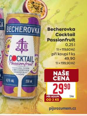 Becherovka Cocktail Passionfruit