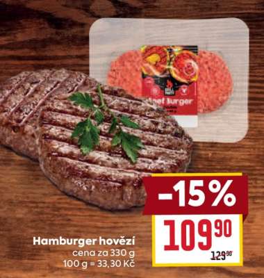 Hamburger hovězí