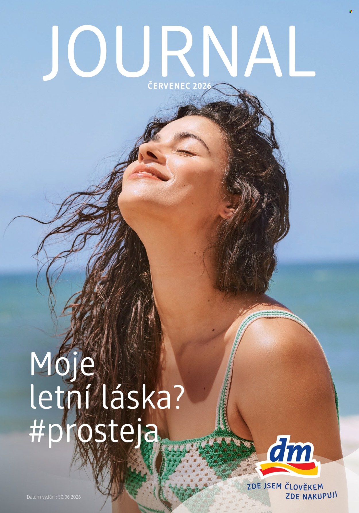 Leták dm drogerie - 30. 6. 2026 - 27. 7. 2026. Strana 1