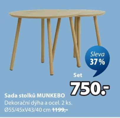 Sada stolků MUNKEBO