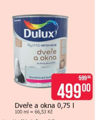 Dulux Dveře a okna 0,75 l