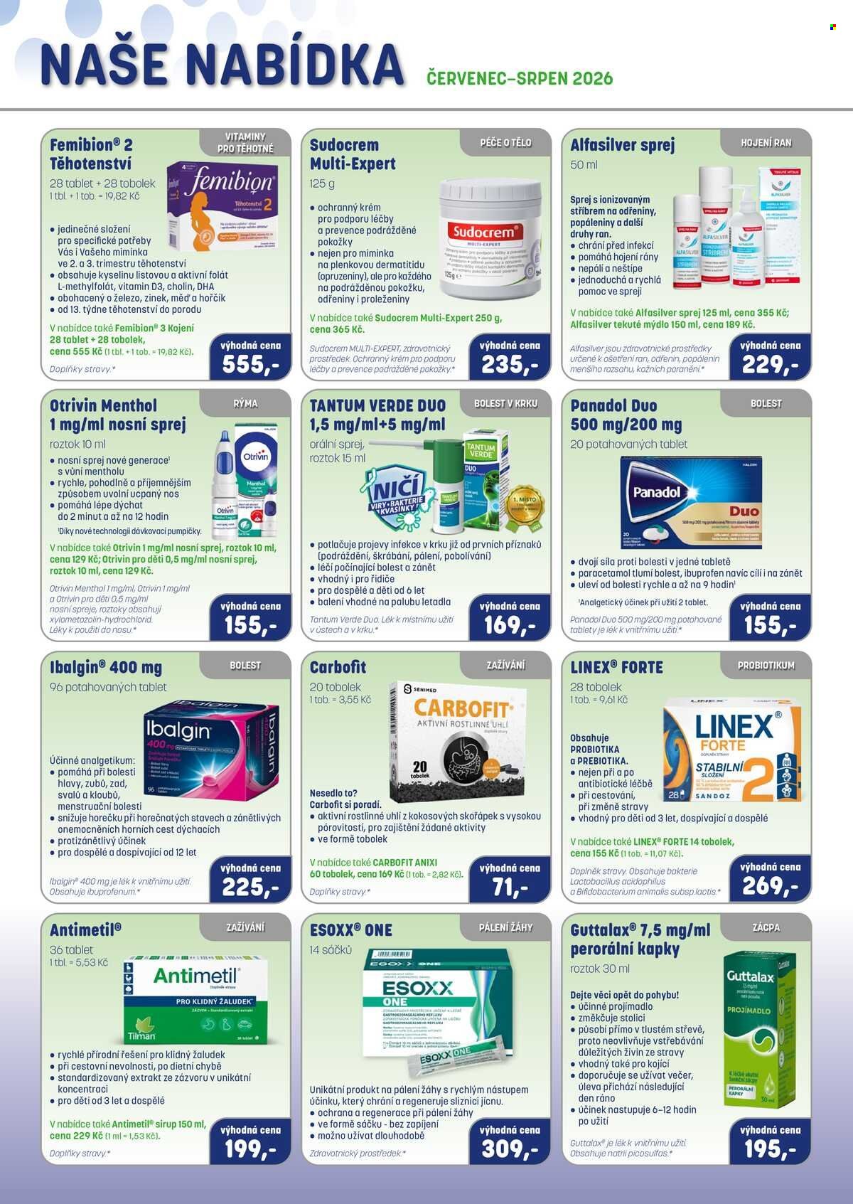 Leták PharmaPoint - 1. 7. 2026 - 31. 8. 2026. Strana 2