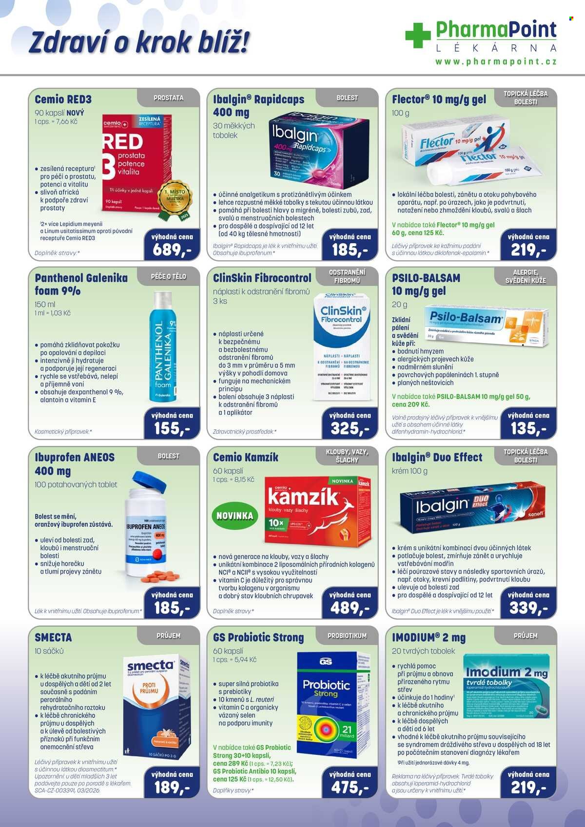 Leták PharmaPoint - 1. 7. 2026 - 31. 8. 2026. Strana 3