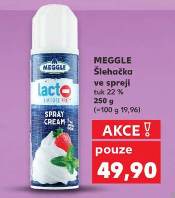 MEGGLE Šlehačka ve spreji