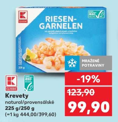 Krevety natural/provensálské