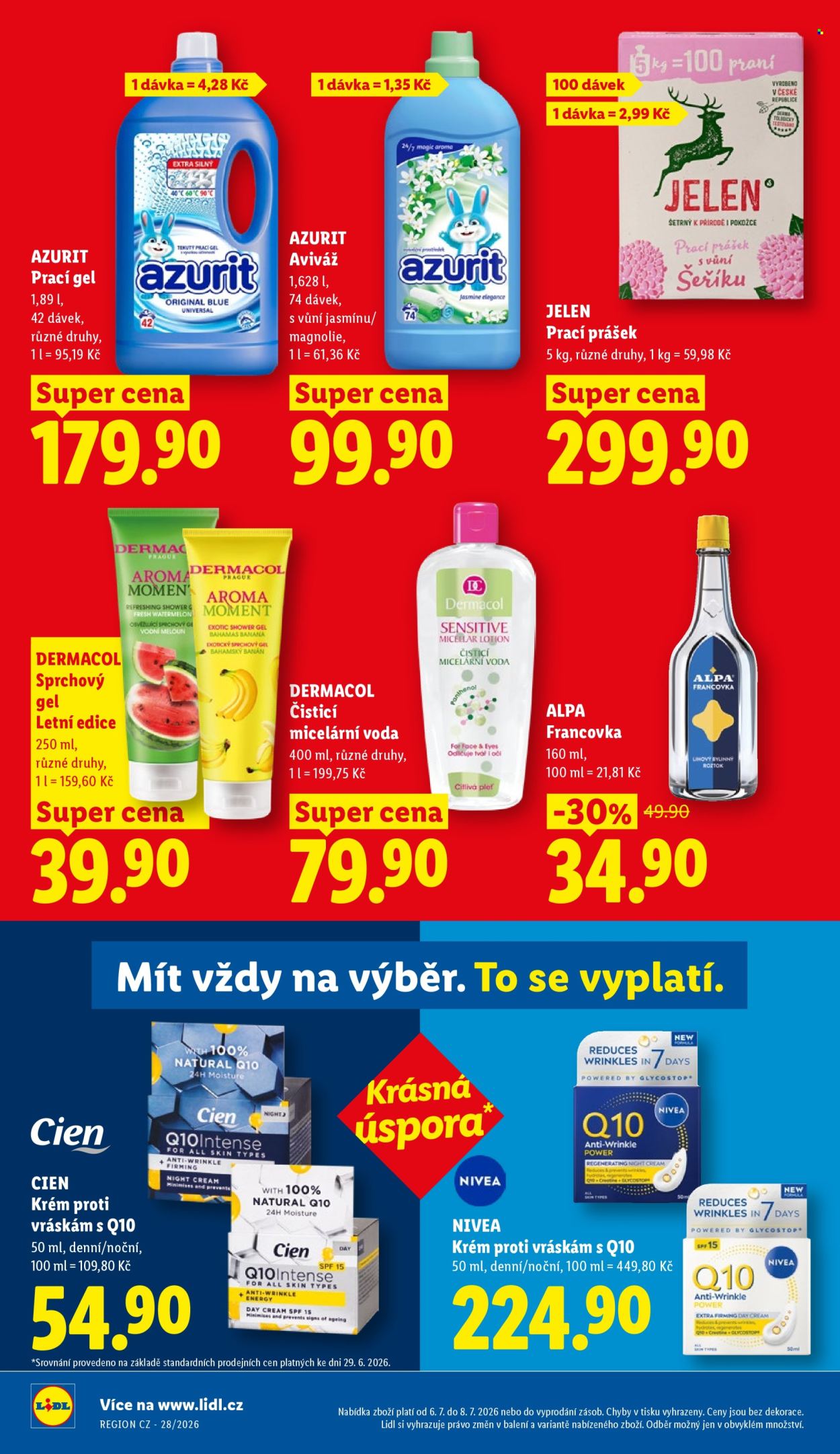 Leták Lidl - 6. 7. 2026 - 8. 7. 2026. Strana 20