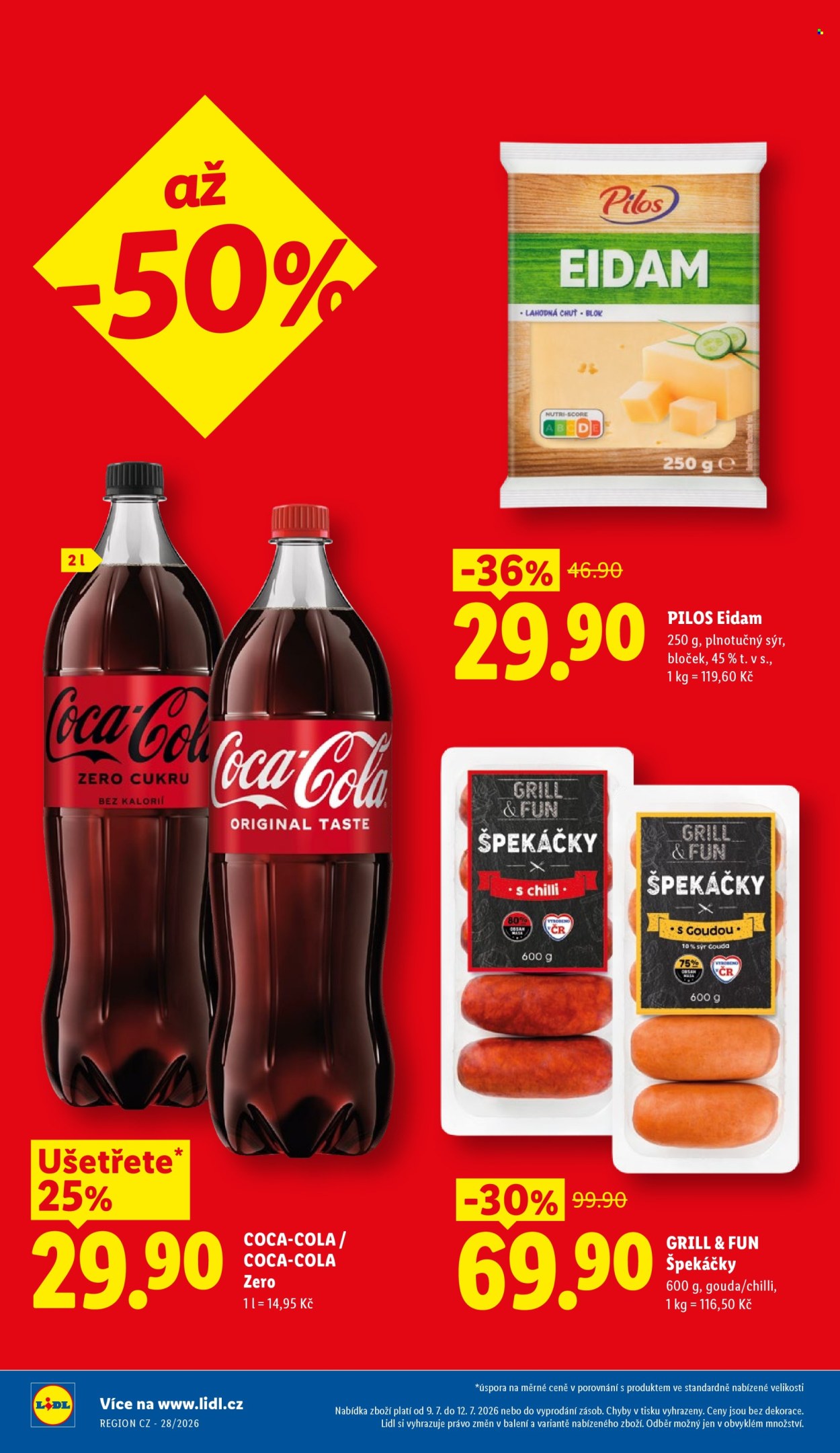 Leták Lidl - 9. 7. 2026 - 12. 7. 2026. Strana 2