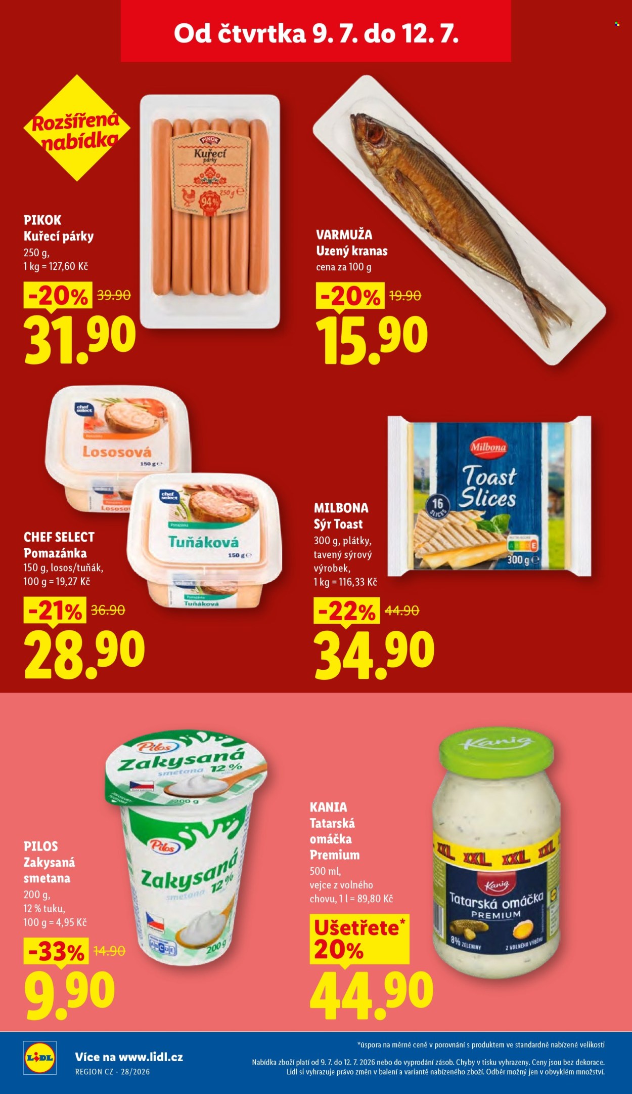 Leták Lidl - 9. 7. 2026 - 12. 7. 2026. Strana 25