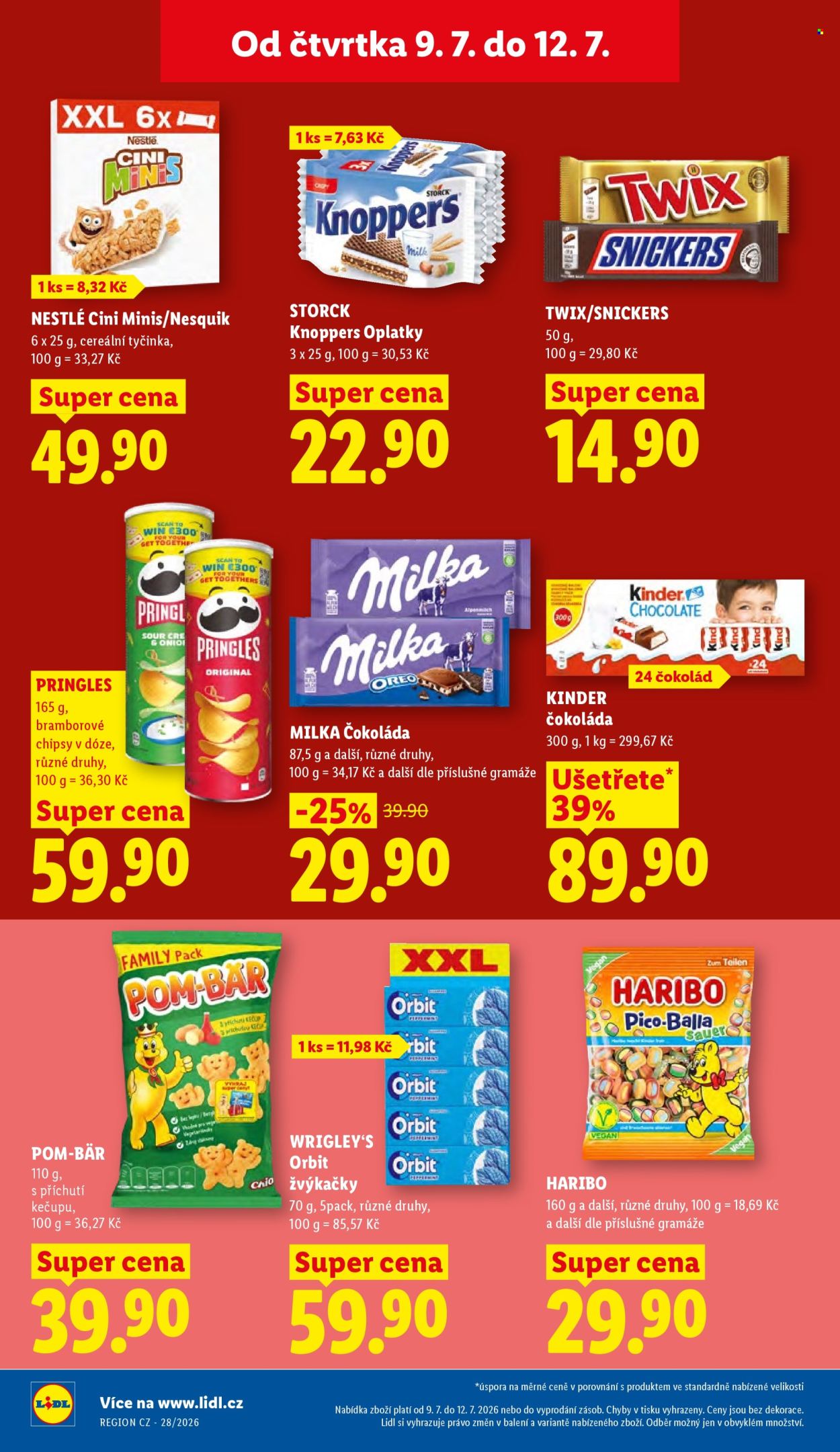 Leták Lidl - 9. 7. 2026 - 12. 7. 2026. Strana 28