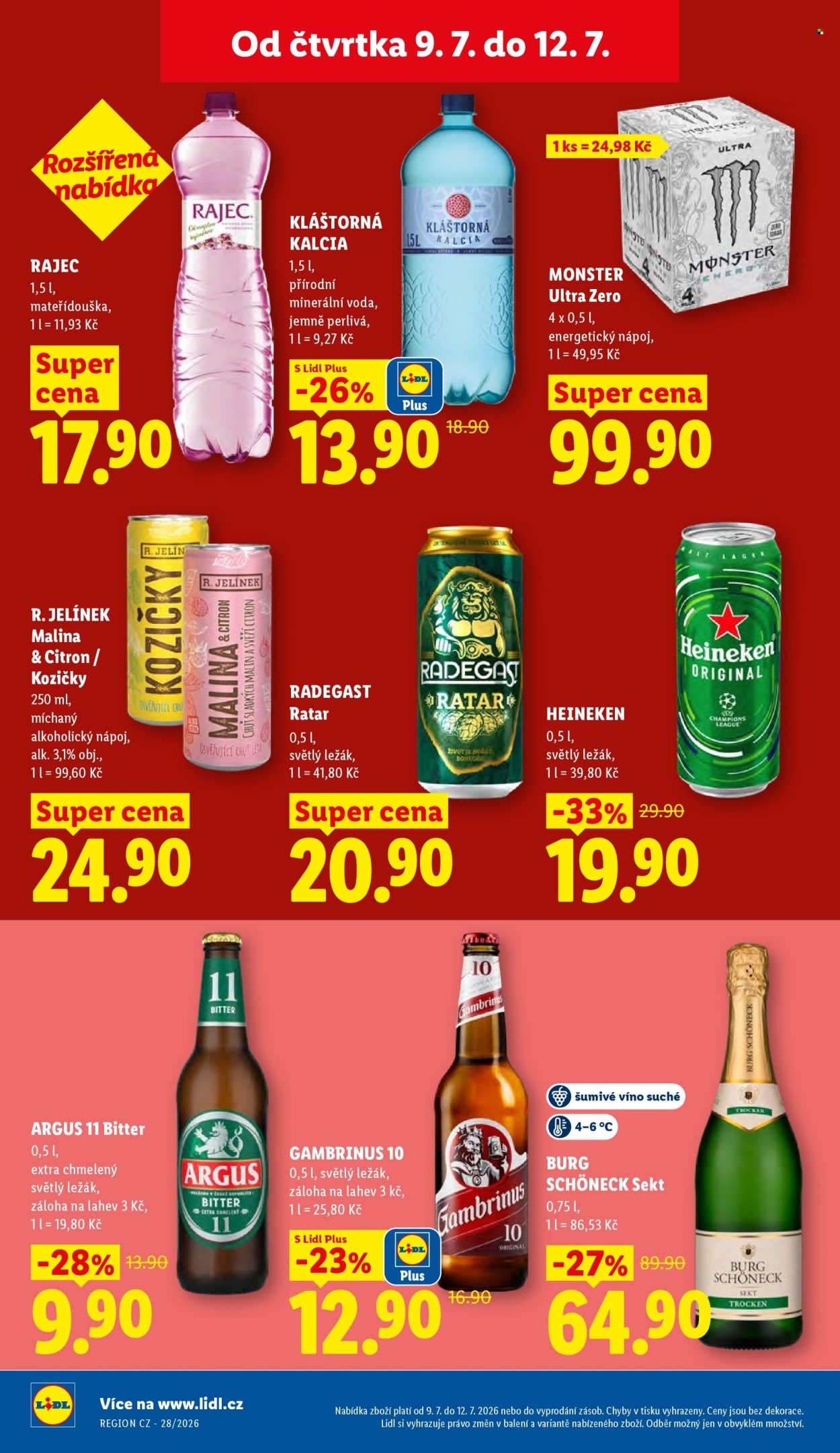 Leták Lidl - 9. 7. 2026 - 12. 7. 2026. Strana 30