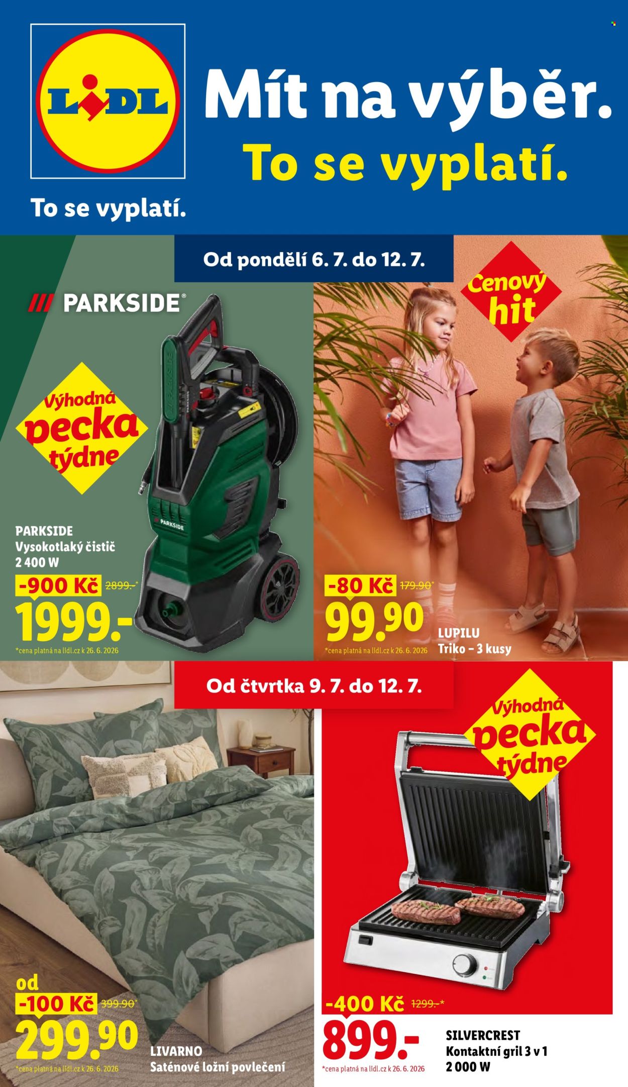 Leták Lidl - 6. 7. 2026 - 12. 7. 2026. Strana 1