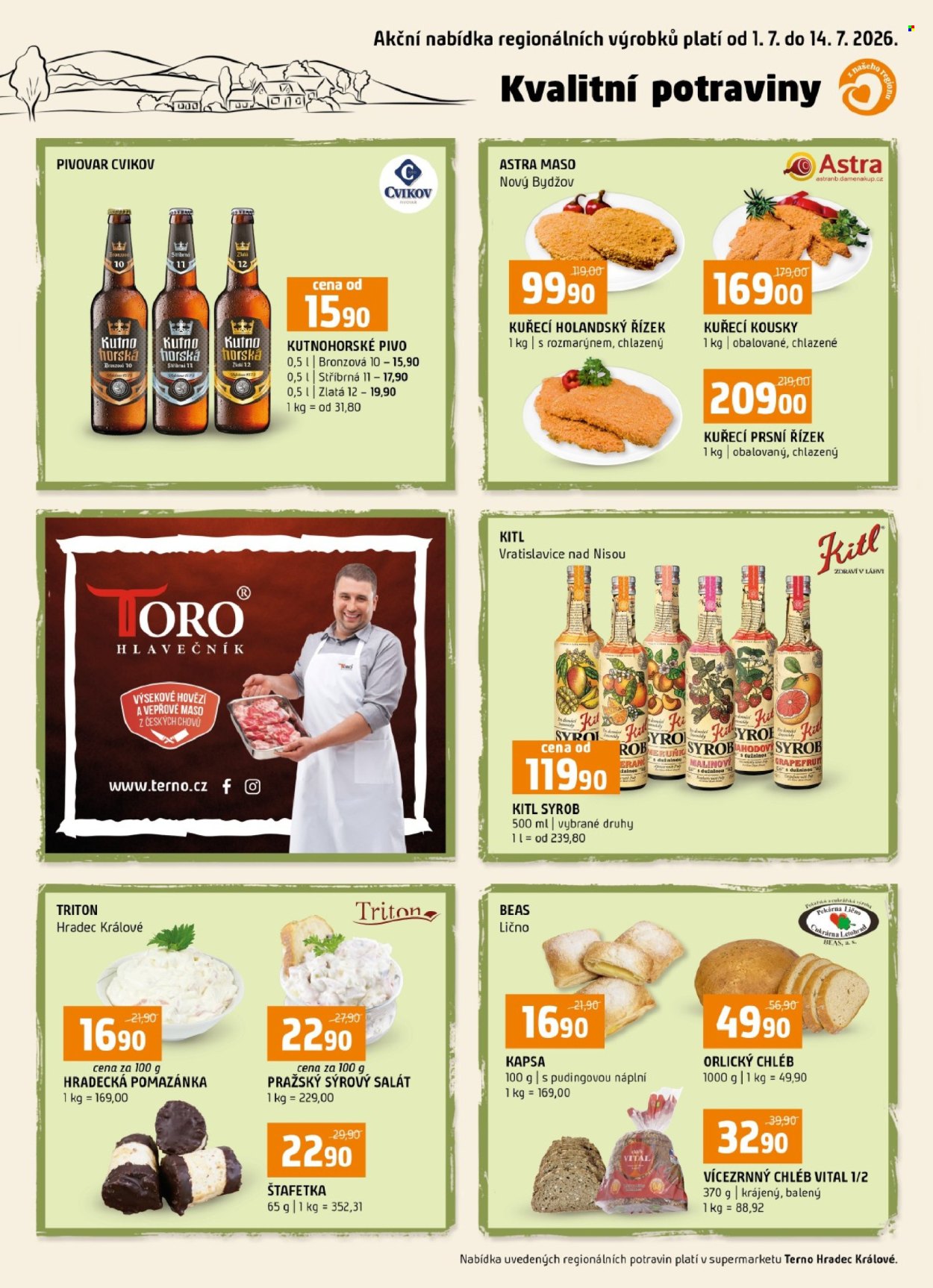 Leták coop TERNO - 1. 7. 2026 - 14. 7. 2026. Strana 1