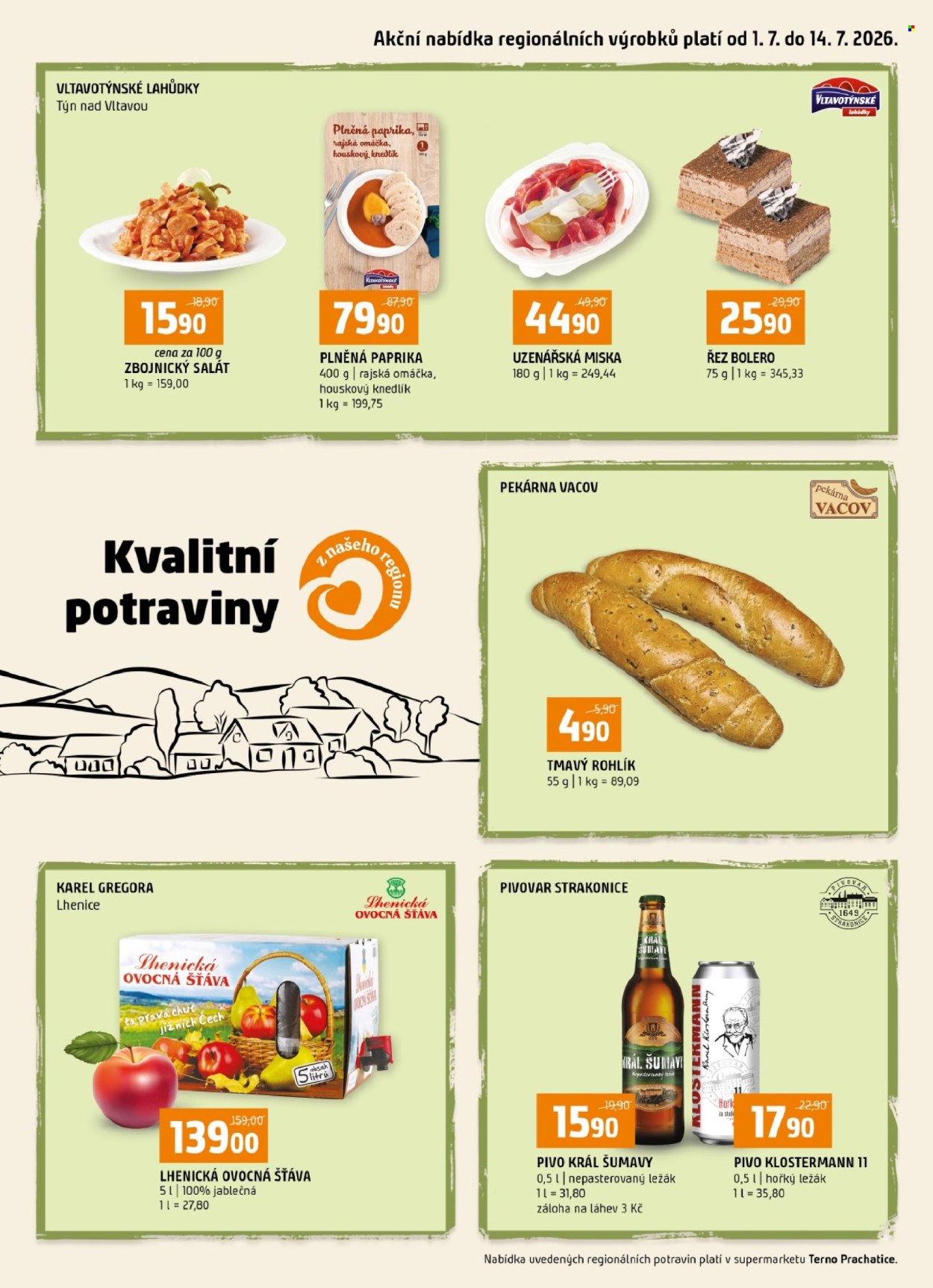 Leták coop TERNO - 1. 7. 2026 - 14. 7. 2026. Strana 1