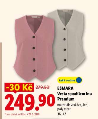 ESMARA Vesta s podílem lnu Premium