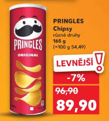 PRINGLES Chipsy