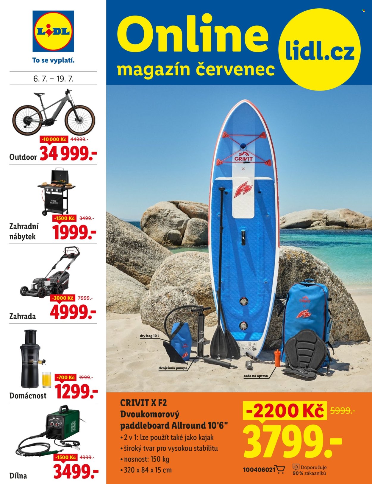 Leták Lidl - 6. 7. 2026 - 19. 7. 2026. Strana 1