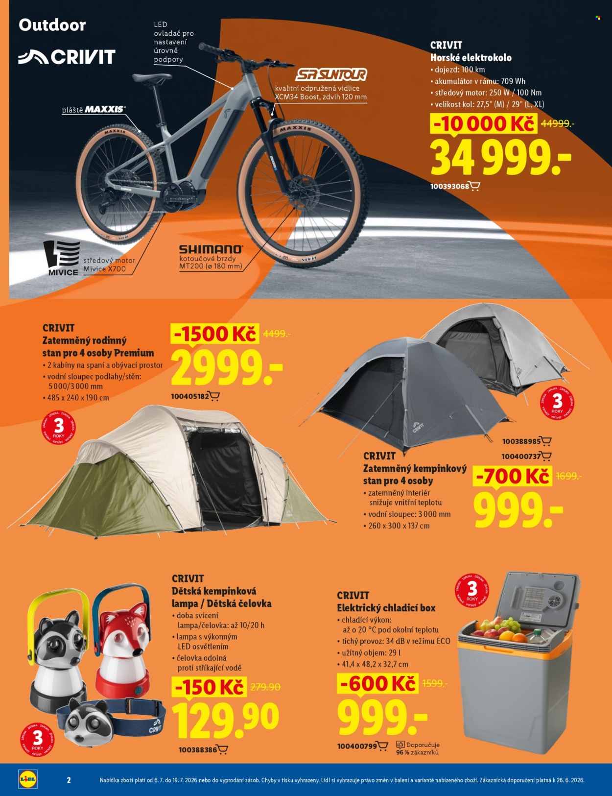 Leták Lidl - 6. 7. 2026 - 19. 7. 2026. Strana 2