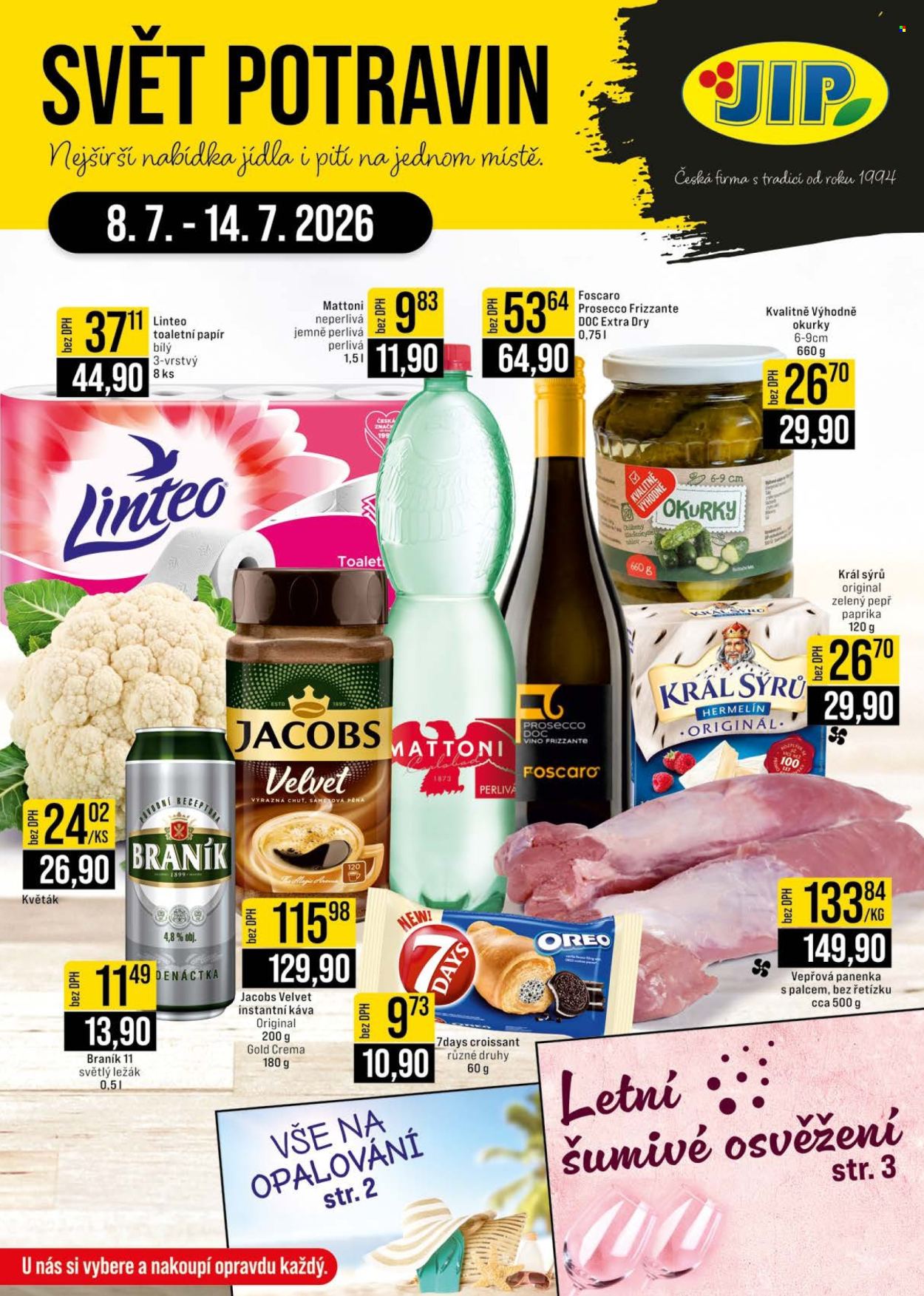 Leták JIP - 8. 7. 2026 - 14. 7. 2026. Strana 1