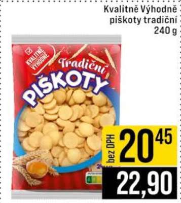 Kvalitně Výhodně piškoty tradiční