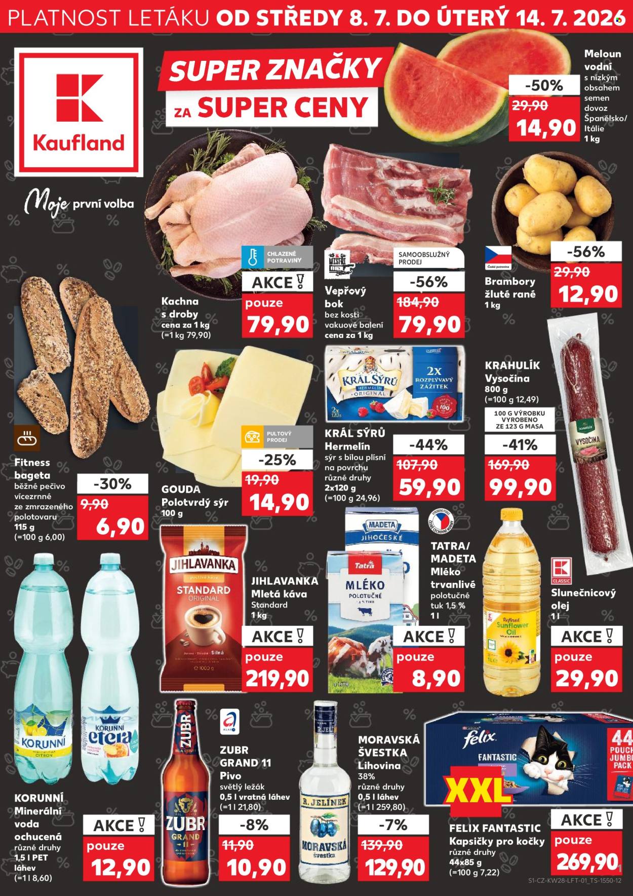 Leták Kaufland - 8. 7. 2026 - 14. 7. 2026. Strana 1