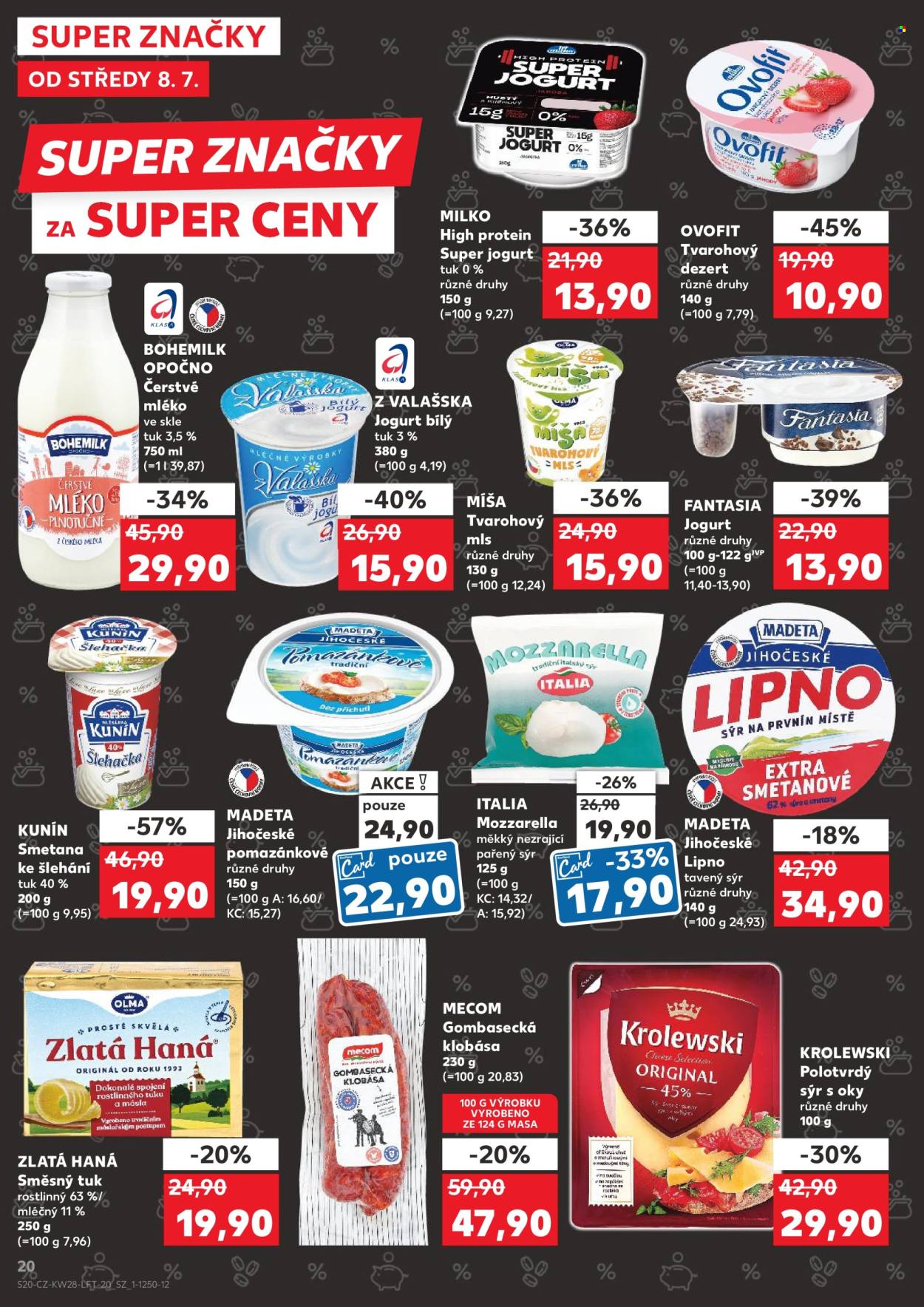 Leták Kaufland - 8. 7. 2026 - 14. 7. 2026. Strana 20